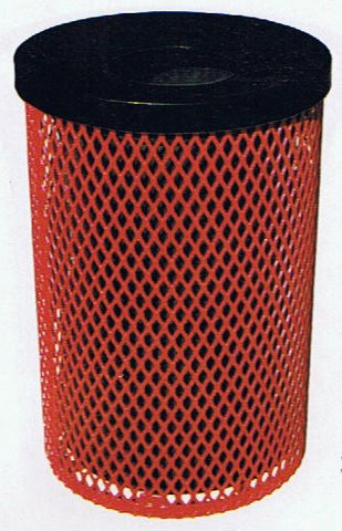 32 Gallon Expanded Metal Receptacle